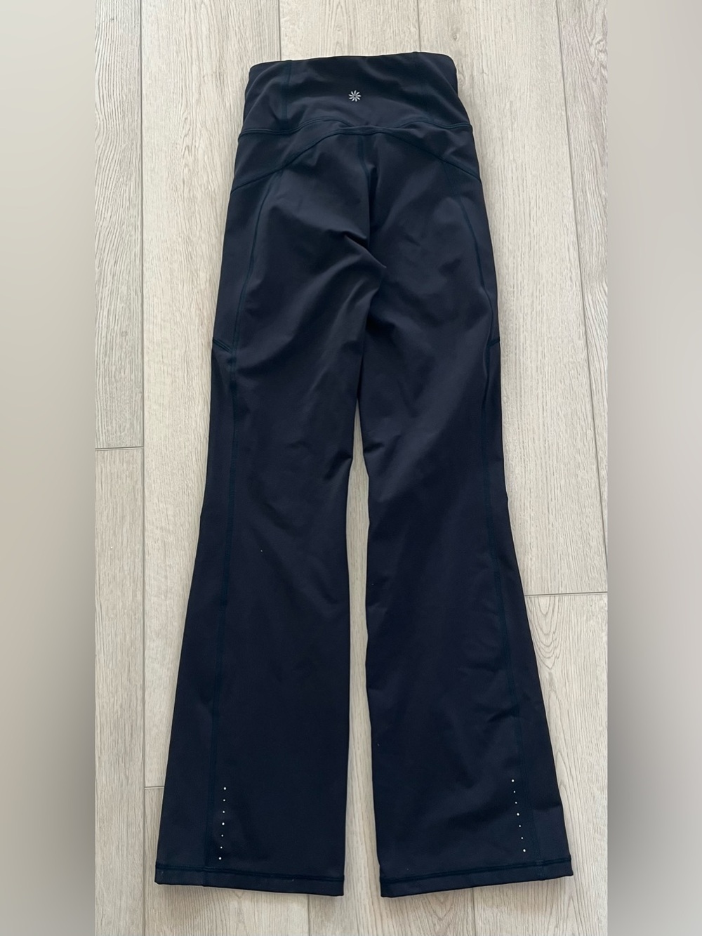 Athleta Rainier High Rise Wide Leg Bootcut Pant Legging Size XS Black - Picture 2 of 15